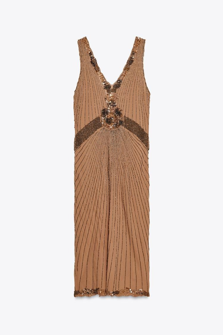 CYNTHIA - VESTIDO MIDI BORDADO