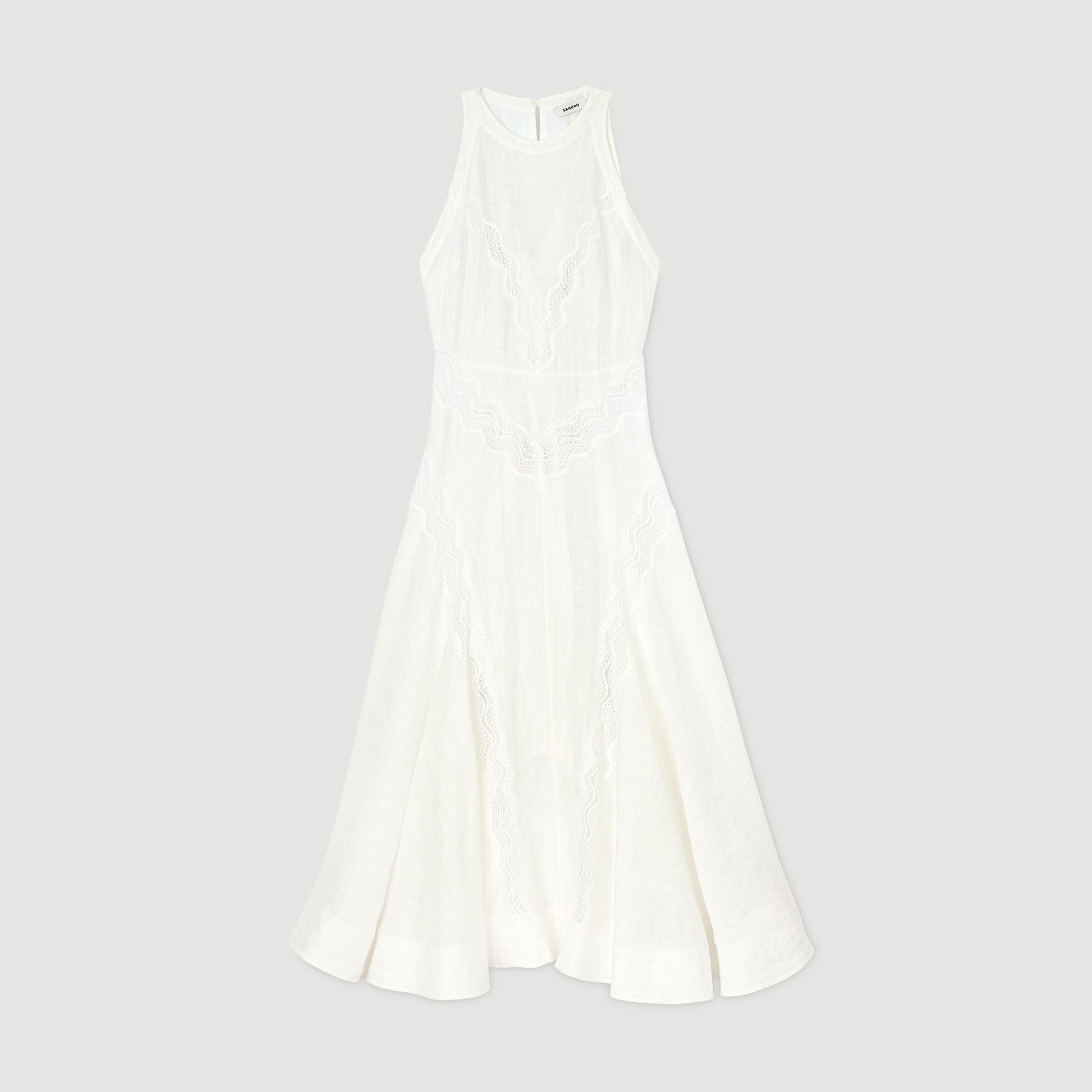 GENOVEVA - VESTIDO LARGO ENCAJE SISAS