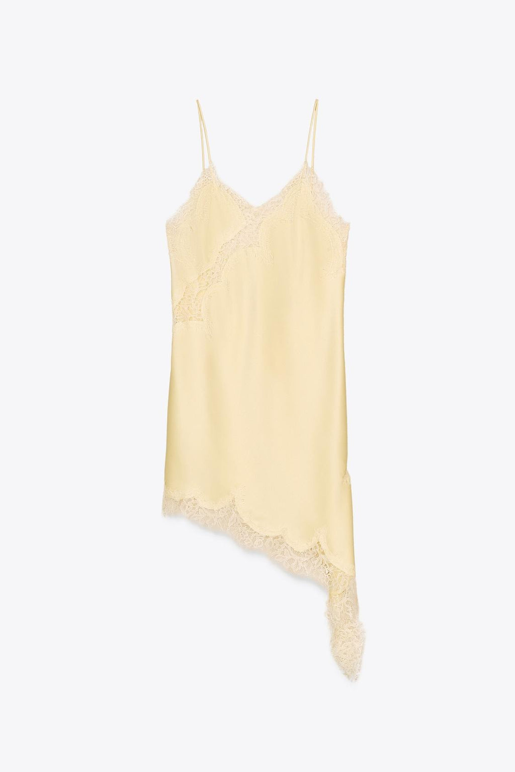 ISABEL - VESTIDO ASIMÉTRICO CON ENCAJE