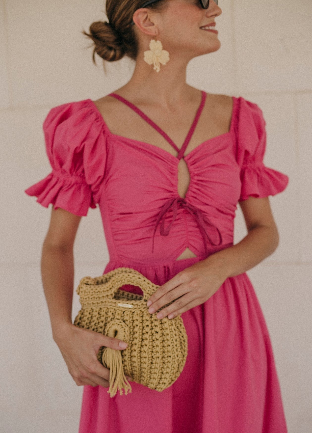 JOHANNA - VESTIDO MIDI MANGAS FAROL