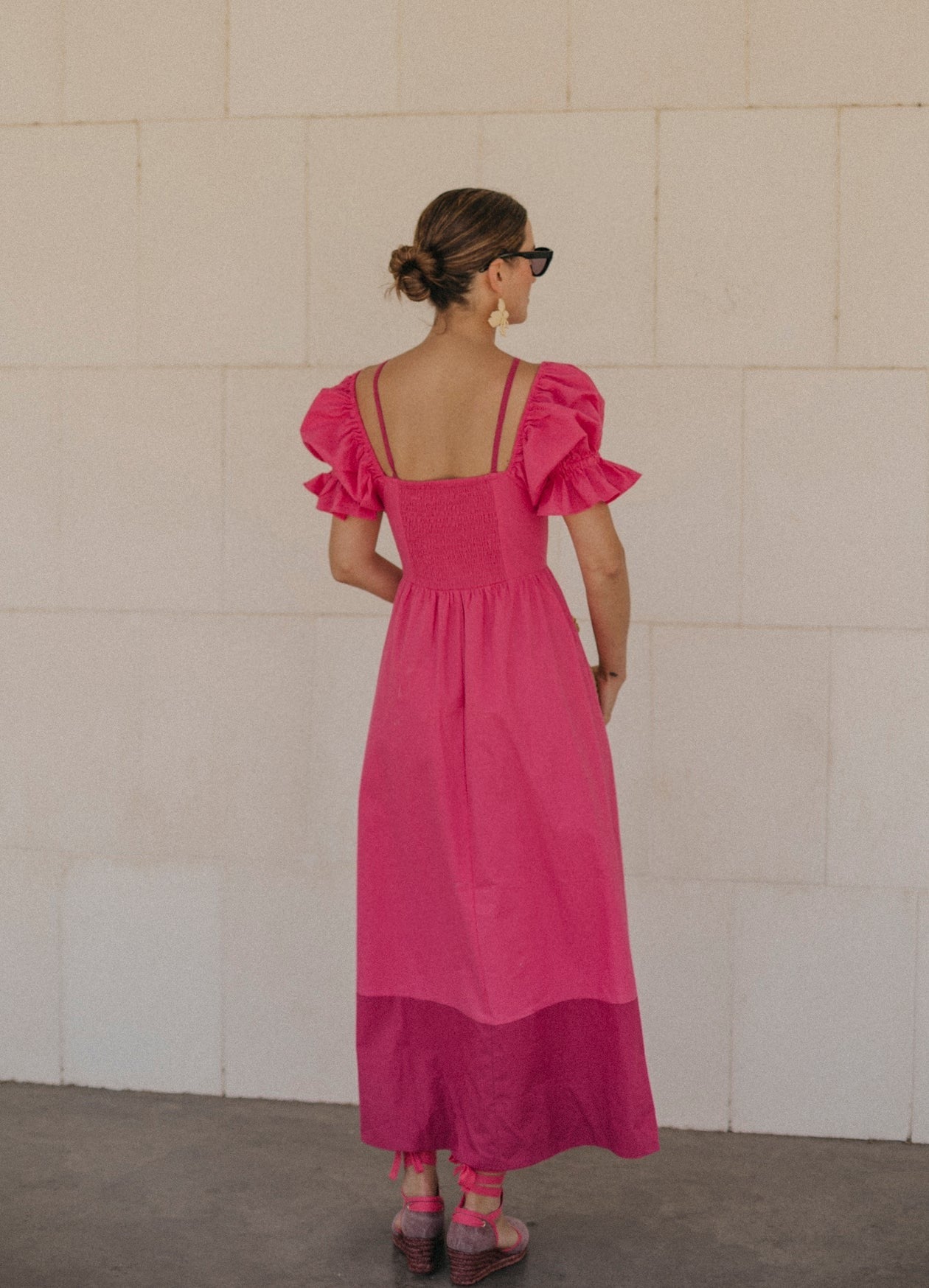 JOHANNA - VESTIDO MIDI MANGAS FAROL