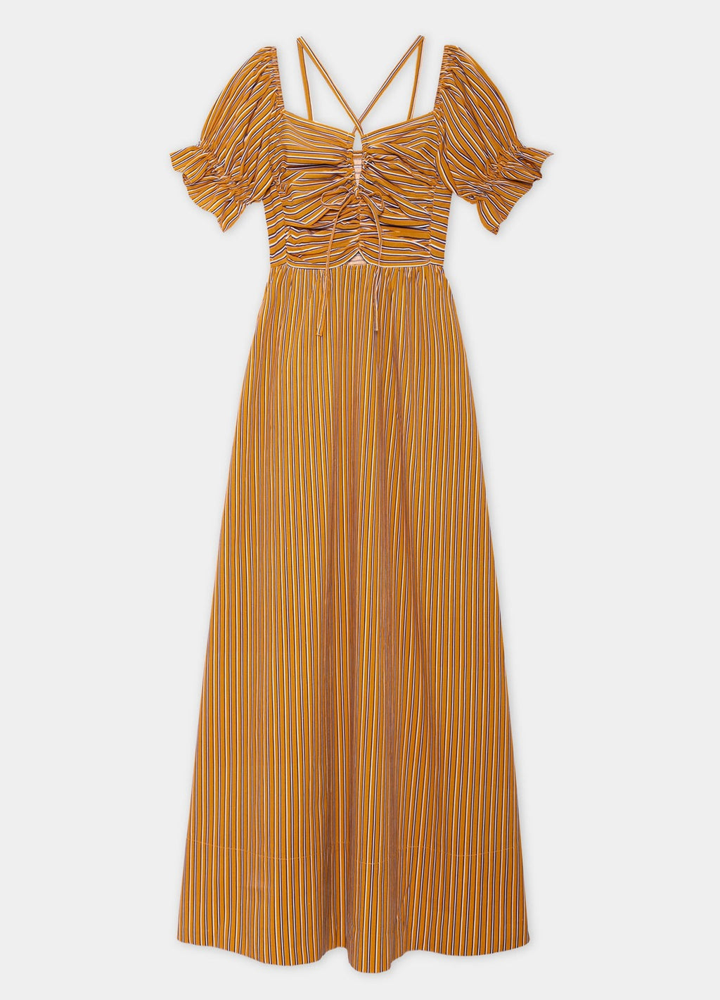 JOHANNA - VESTIDO MIDI MANGAS FAROL