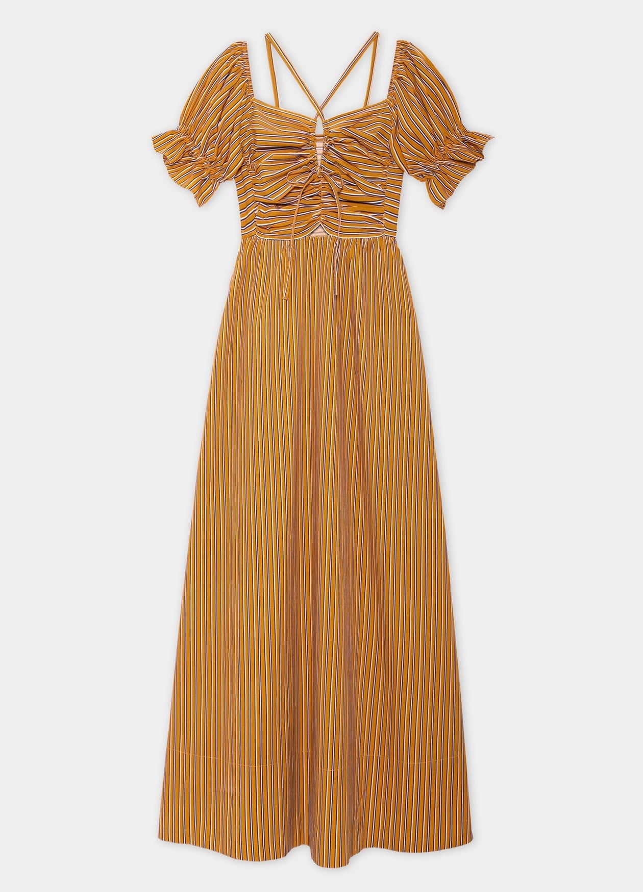 JOHANNA - VESTIDO MIDI MANGAS FAROL