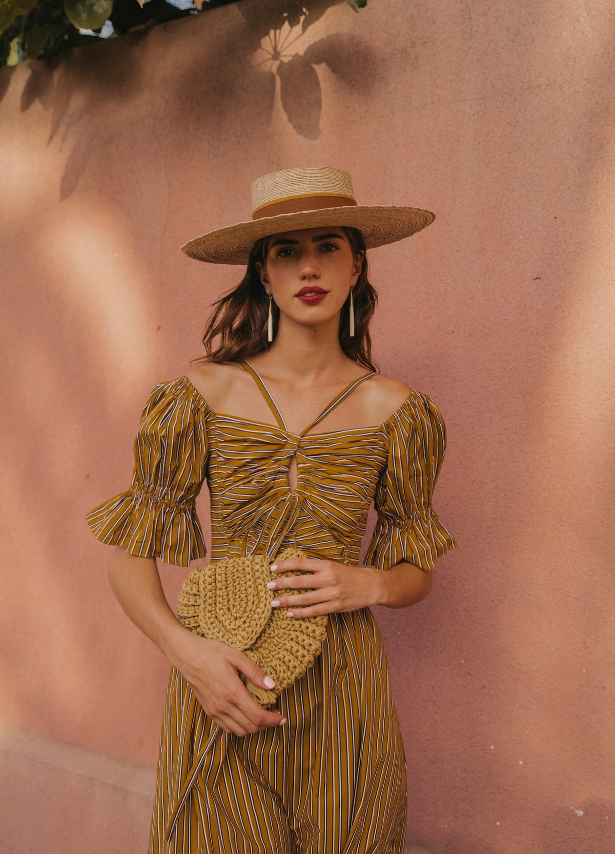 JOHANNA - VESTIDO MIDI MANGAS FAROL