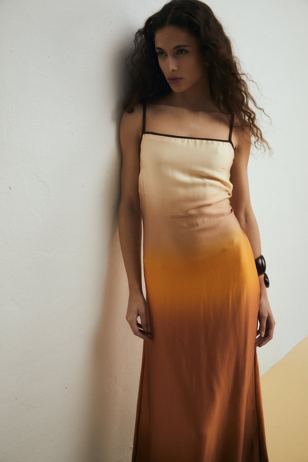 JUANA - VESTIDO SATINADO TIRANTES FINOS