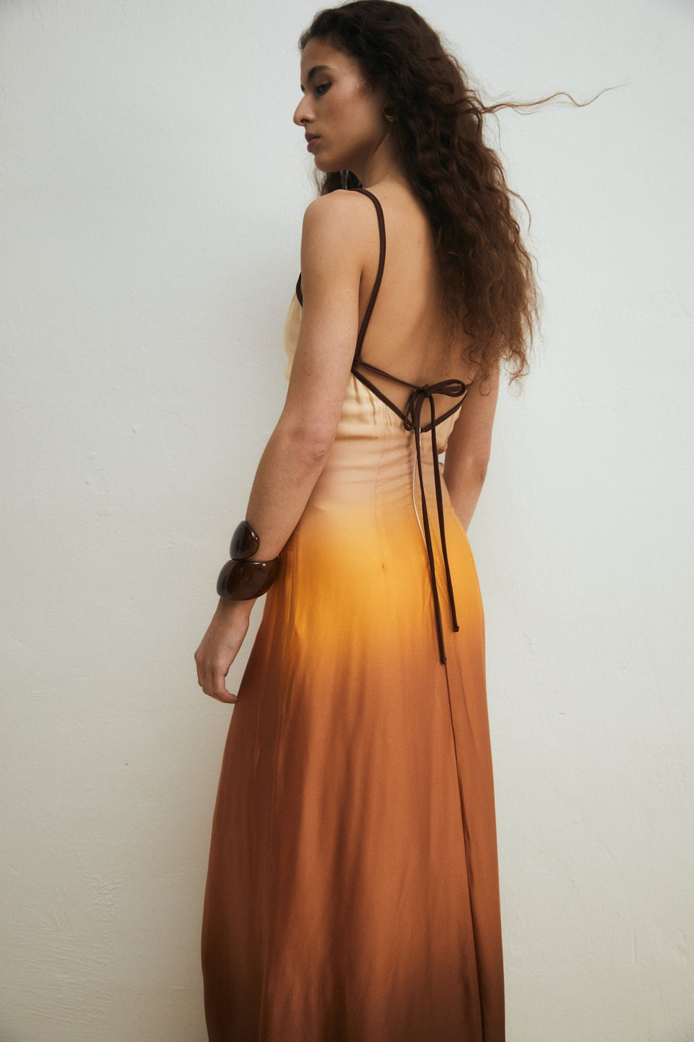 JUANA - VESTIDO SATINADO TIRANTES FINOS