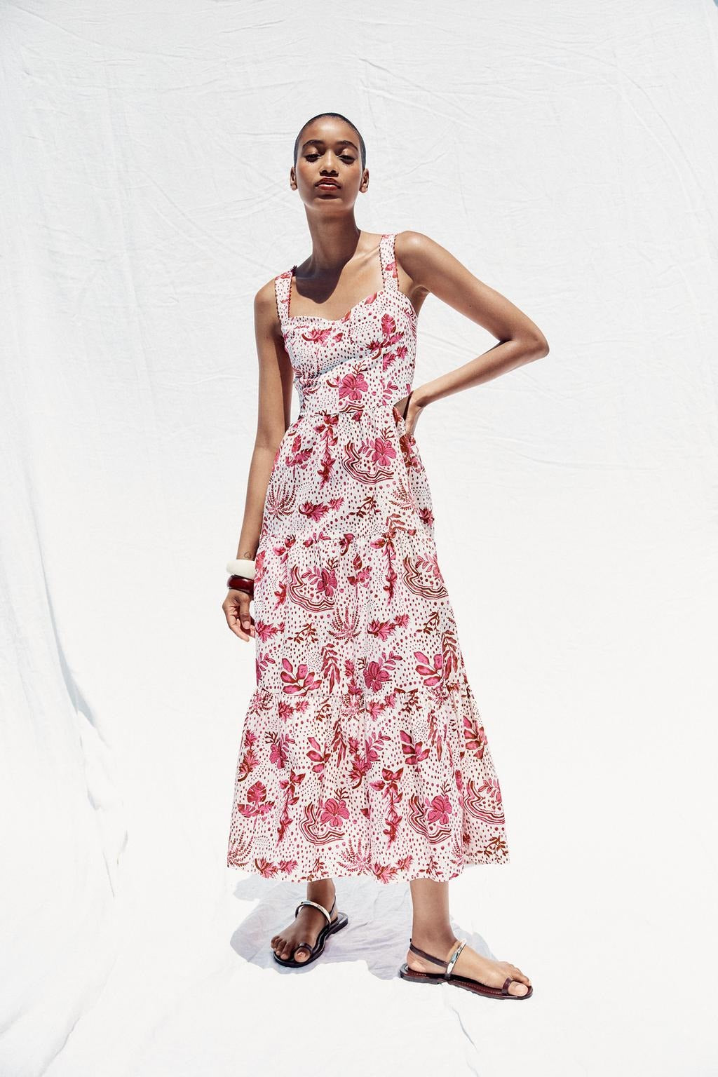 MAITE - VESTIDO LARGO ESTAMPADO CON ABERTURAS