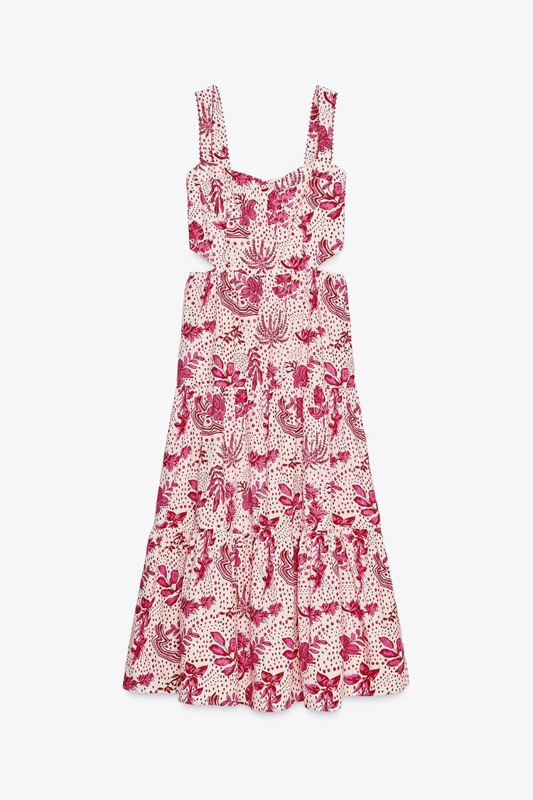 MAITE - VESTIDO LARGO ESTAMPADO CON ABERTURAS