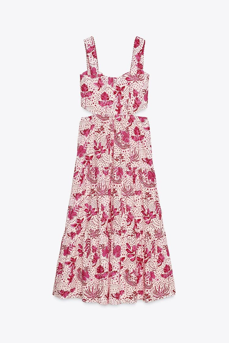 MAITE - VESTIDO LARGO ESTAMPADO CON ABERTURAS