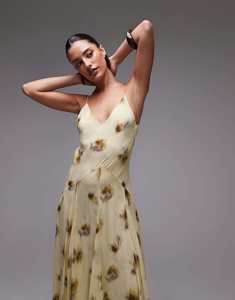 MARGARITA - VESTIDO LARGO ESTAMPADO DE CHIFÓN