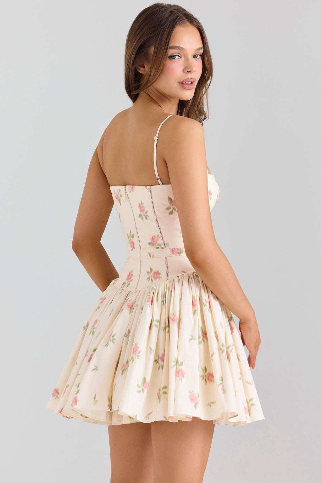 MERCHE - VESTIDO FLORAL TIRANTES AJUSTABLES