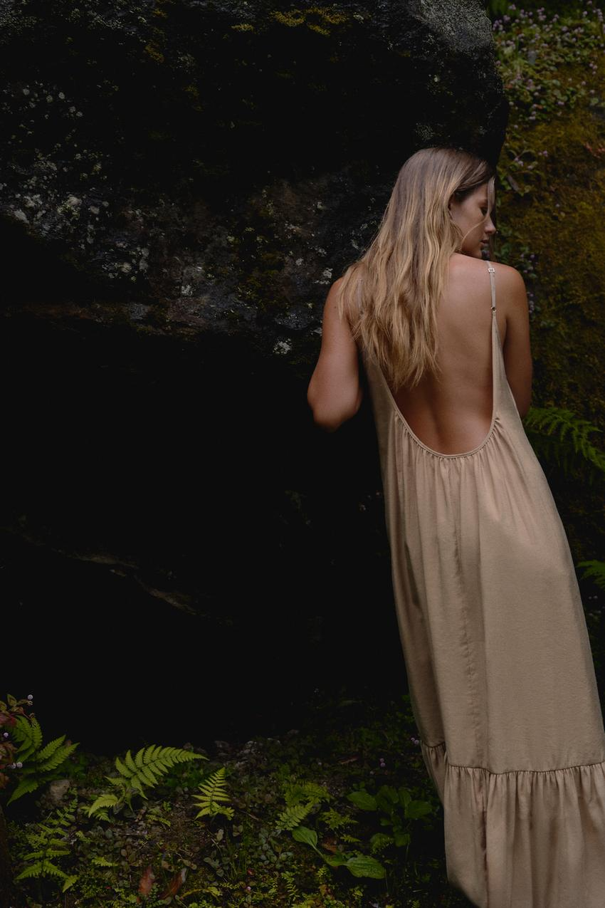 XIANA - VESTIDO TIRANTES ESCOTE PICO