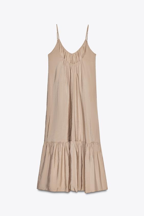 XIANA - VESTIDO TIRANTES ESCOTE PICO