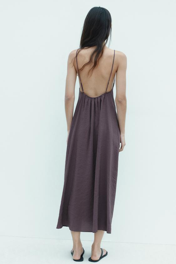YARA - VESTIDO ESCOTE LAZADA AJUSTABLE