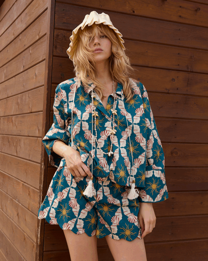 ZINIA - CONJUNTO CAMISA Y PANTALÓN