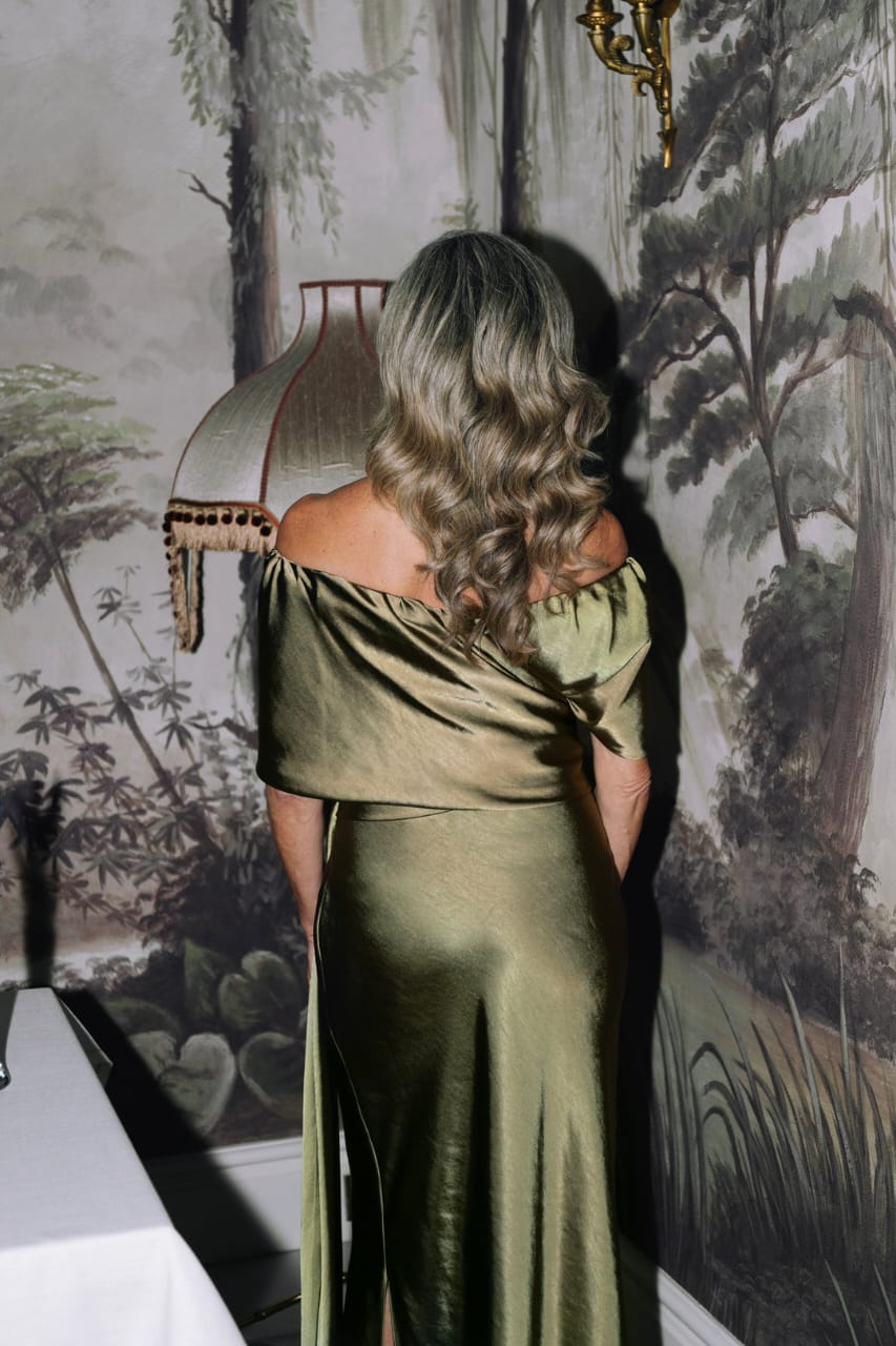 ALMIRA - VESTIDO LARGO DE SATÉN