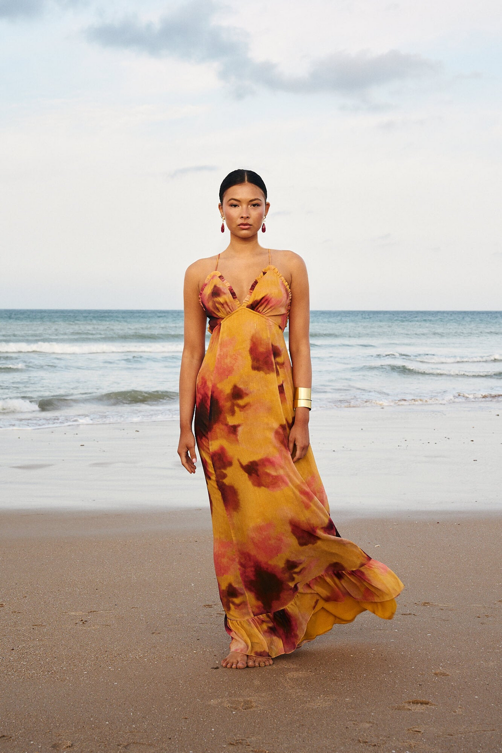BERNARDA - VESTIDO LARGO ESTAMPADO
