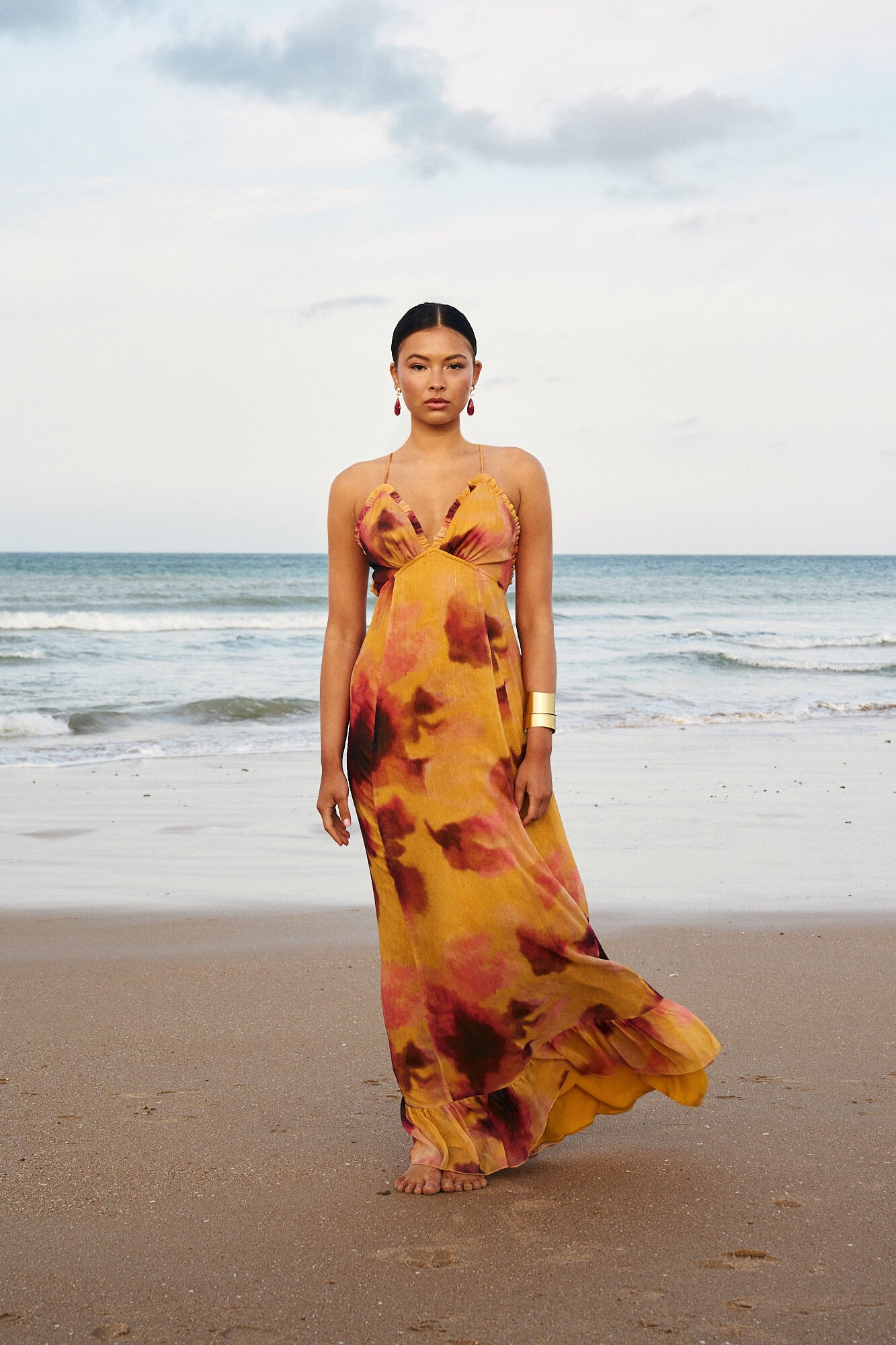 BERNARDA - VESTIDO LARGO ESTAMPADO