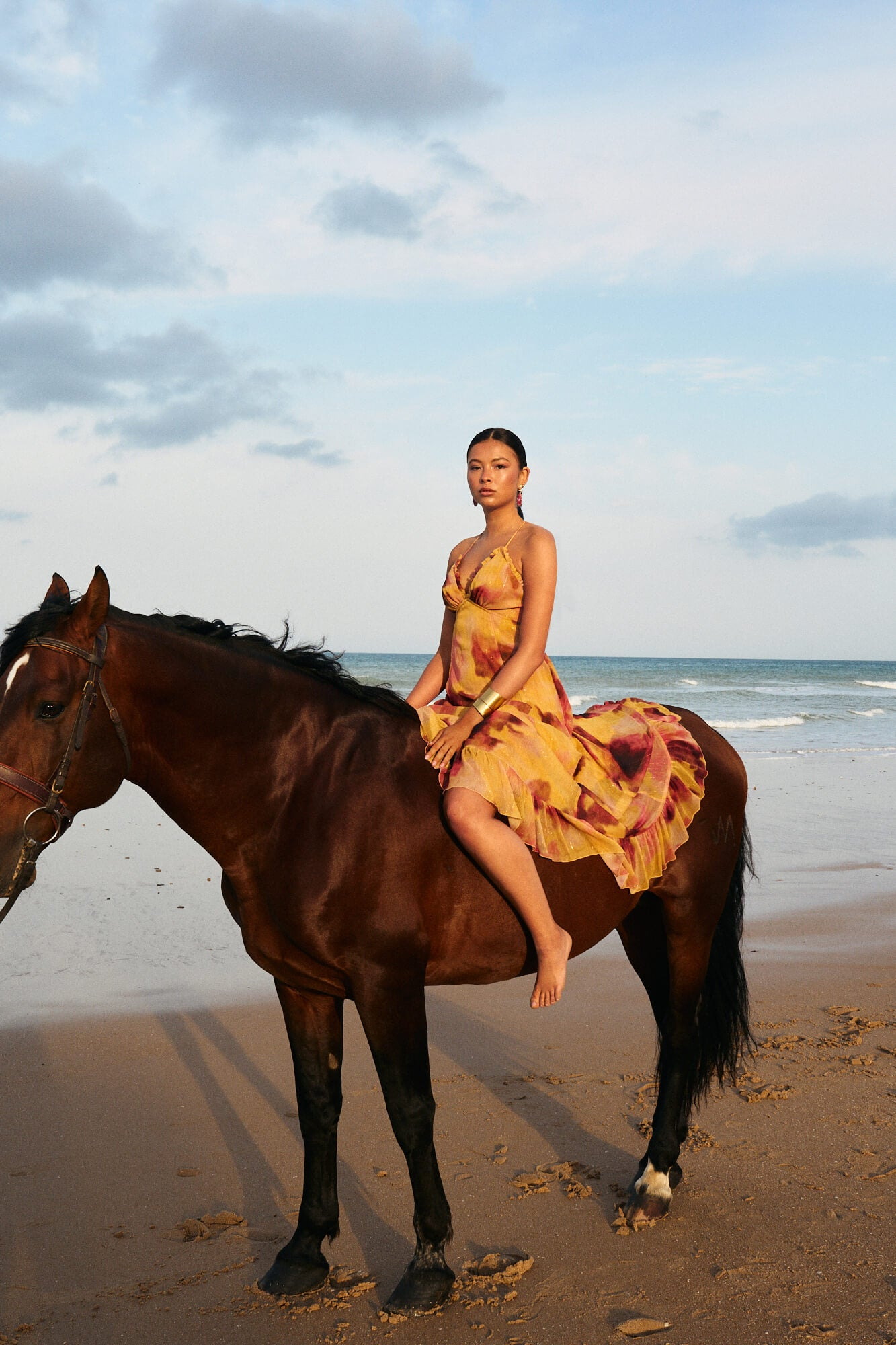 BERNARDA - VESTIDO LARGO ESTAMPADO