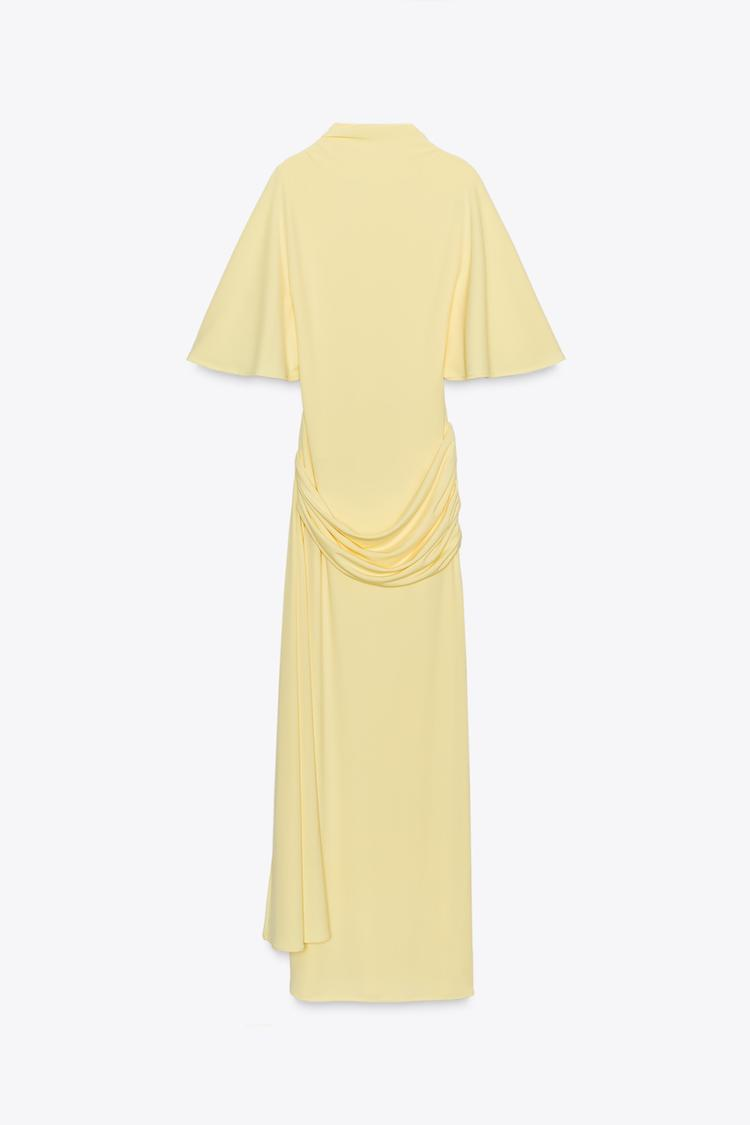 ÁGATA - VESTIDO LARGO CUELLO SUBIDO
