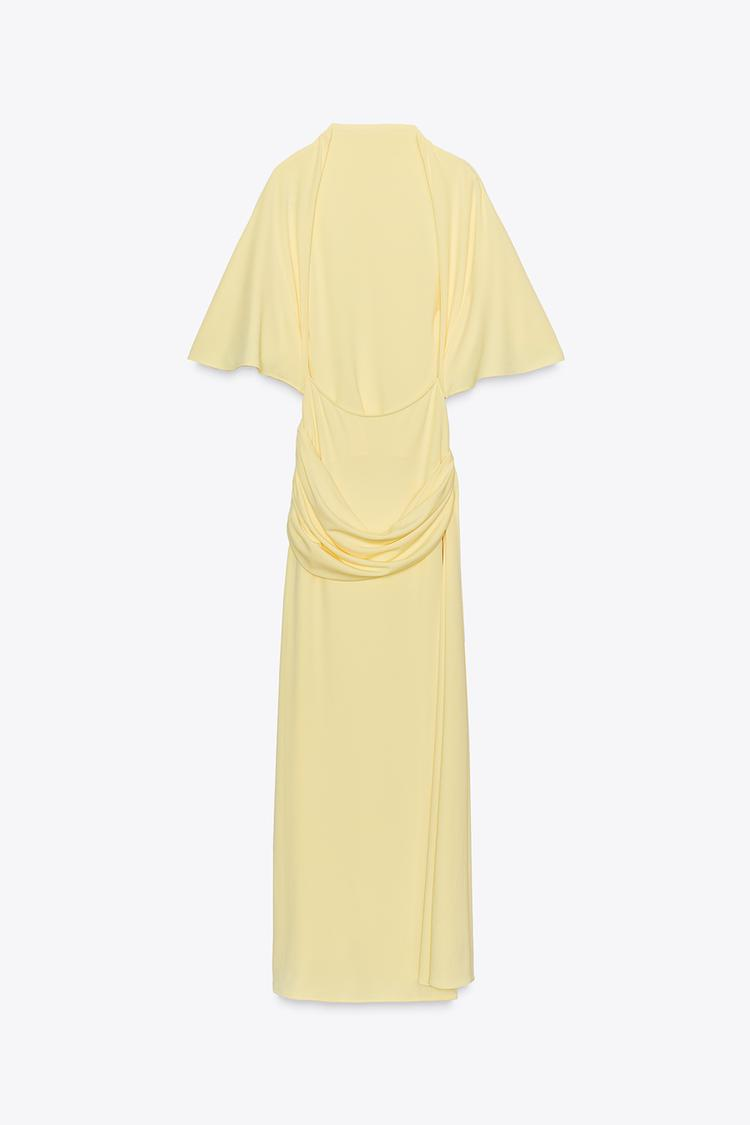 ÁGATA - VESTIDO LARGO CUELLO SUBIDO