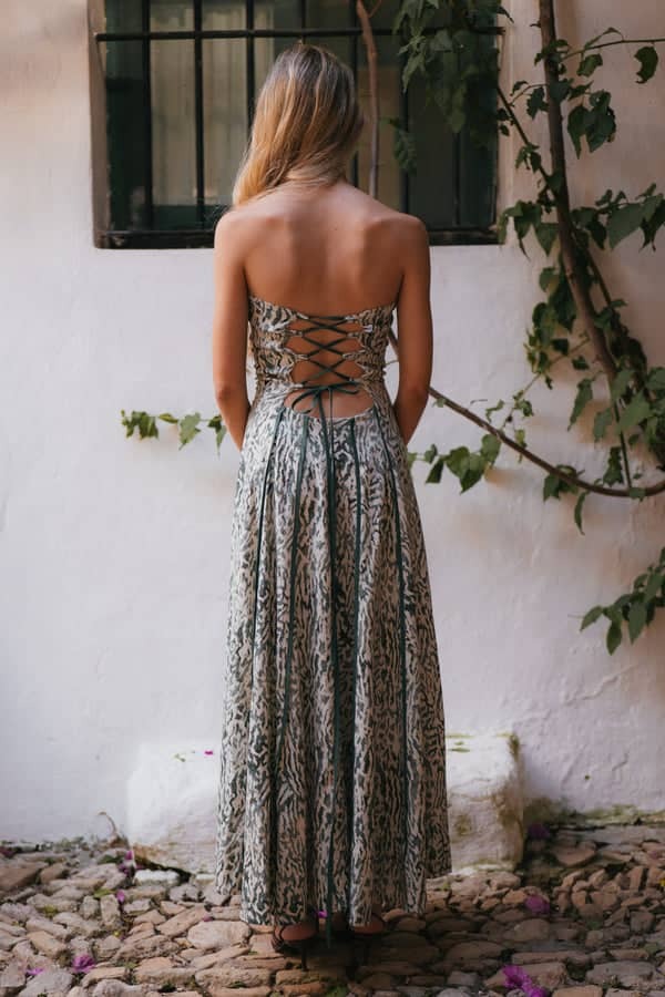 SYLVIA-  VESTIDO ESTAMPADO MULTIPOSICIÓN