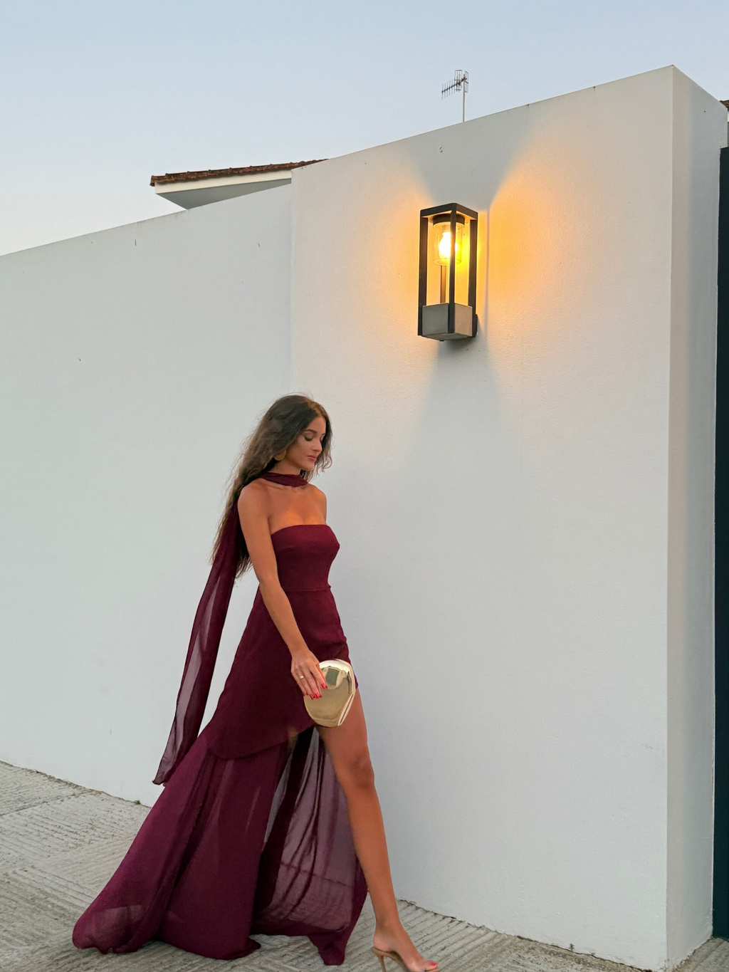 ELSA - VESTIDO LARGO PALABRA DE HONOR