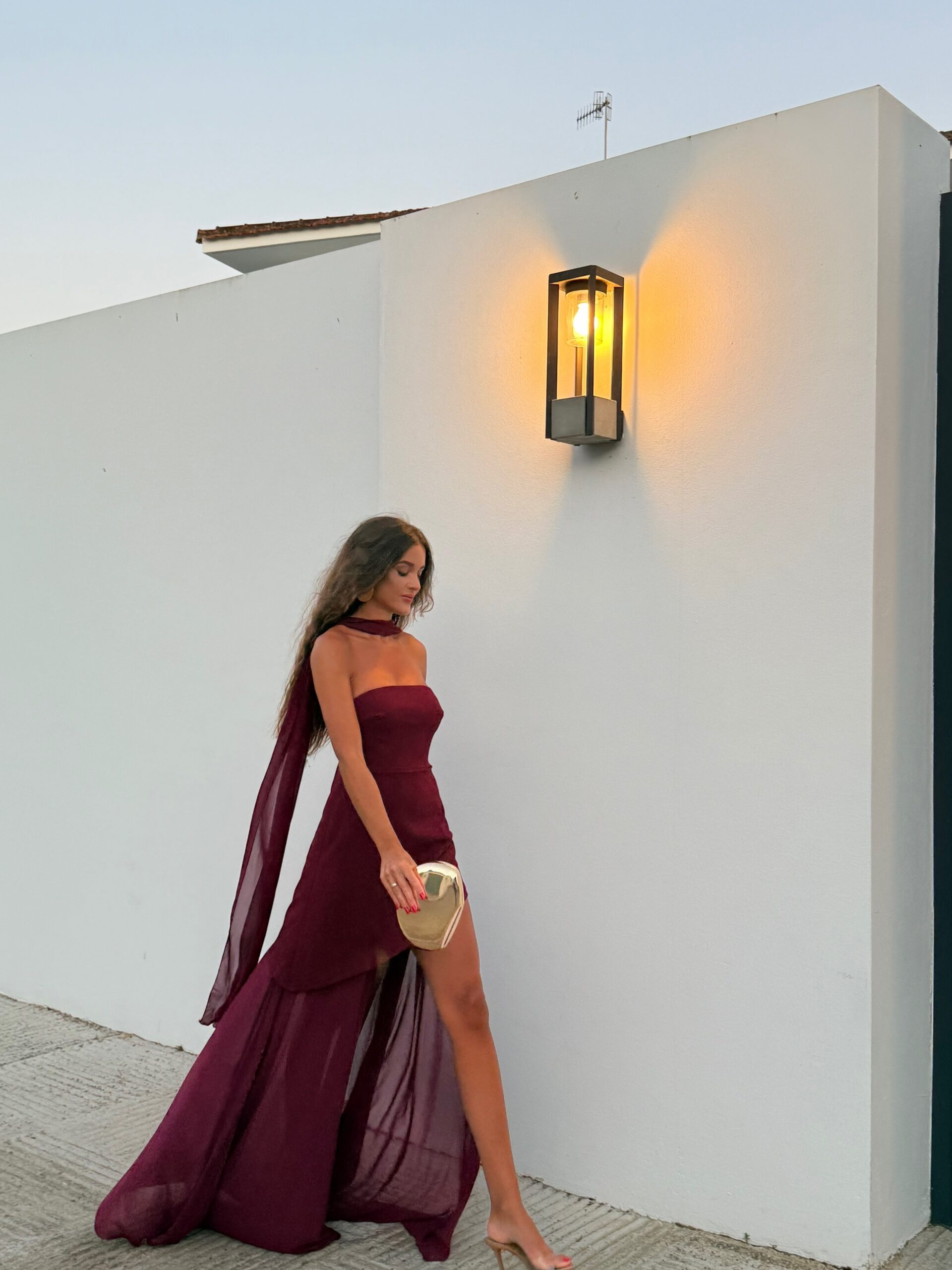 ELSA - VESTIDO LARGO PALABRA DE HONOR