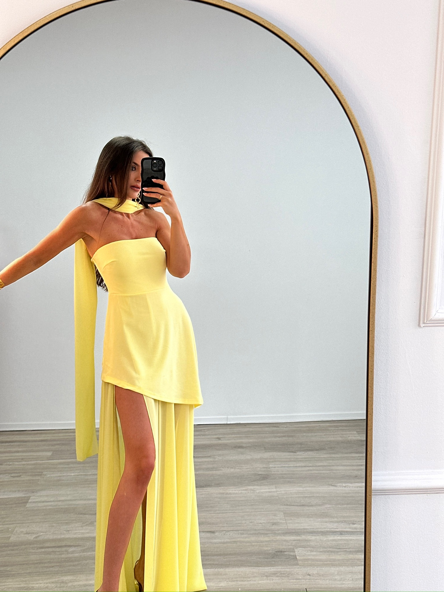 ELSA - VESTIDO LARGO PALABRA DE HONOR