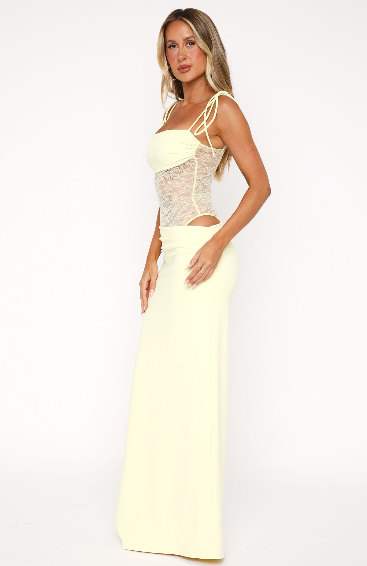 VANESSA - VESTIDO ENCAJE TIRANTES AJUSTABLES