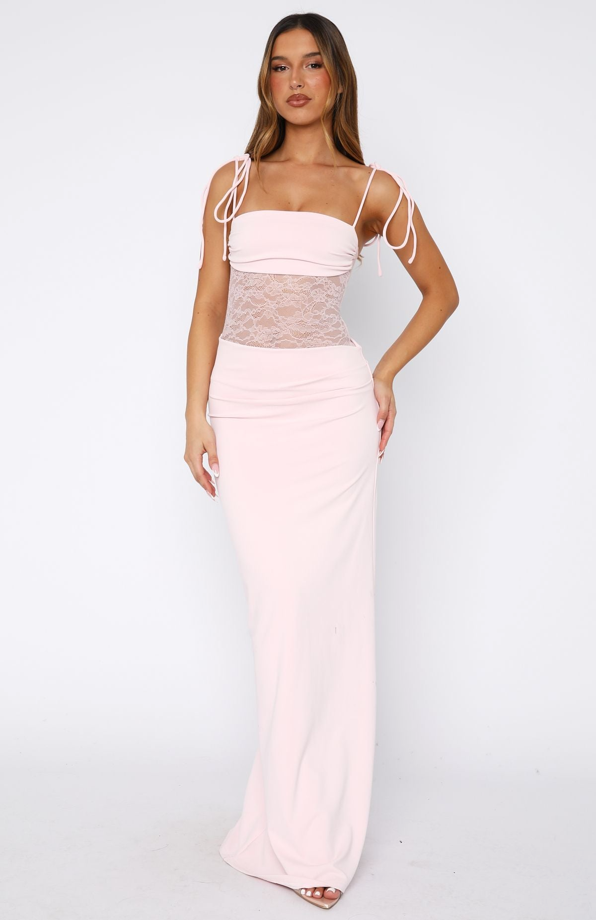 VANESSA - VESTIDO ENCAJE TIRANTES AJUSTABLES