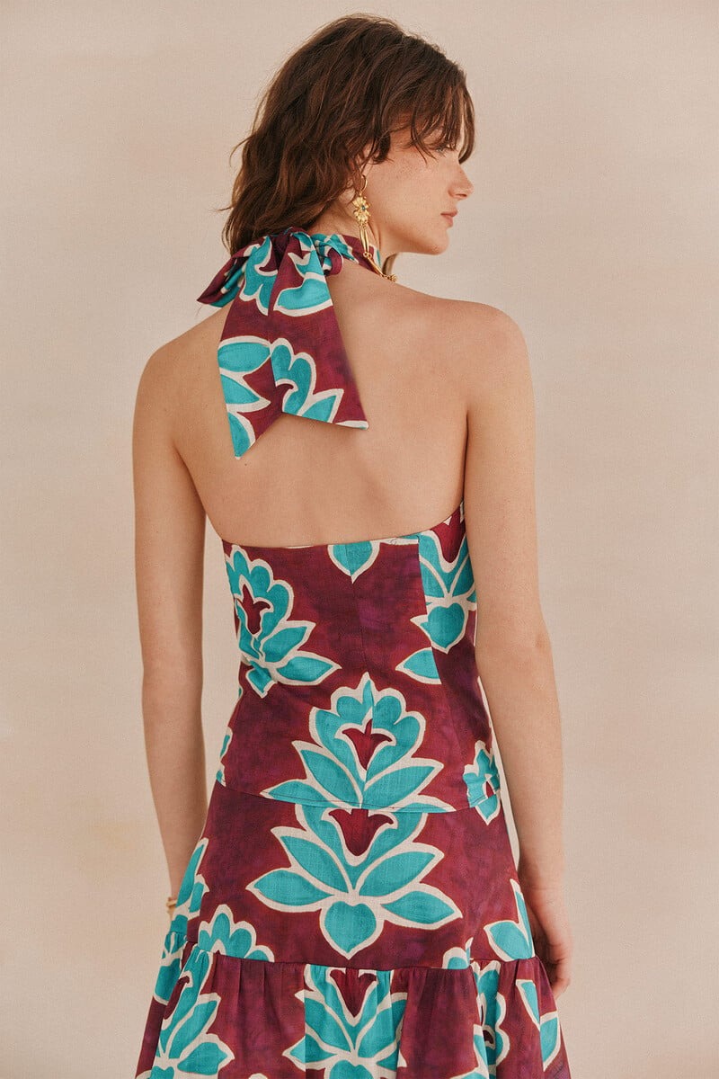 MARINA - CONJUNTO TOP Y FALDA