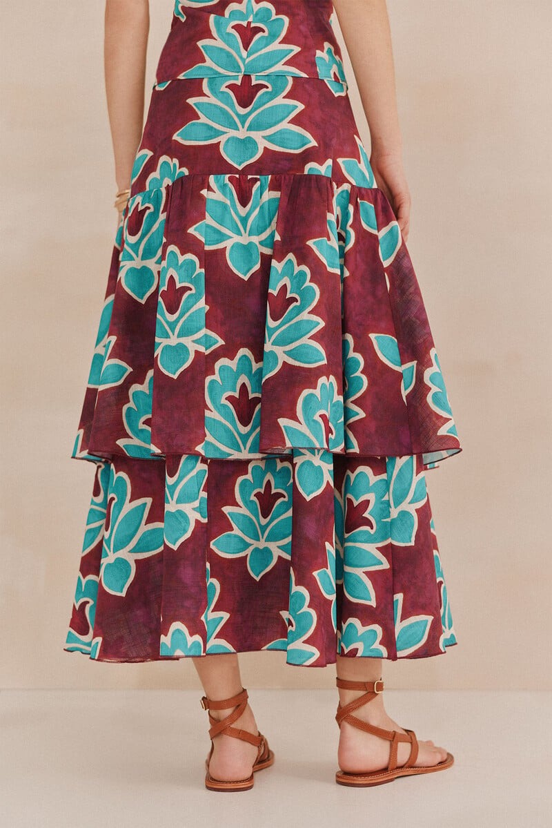 MARINA - CONJUNTO TOP Y FALDA