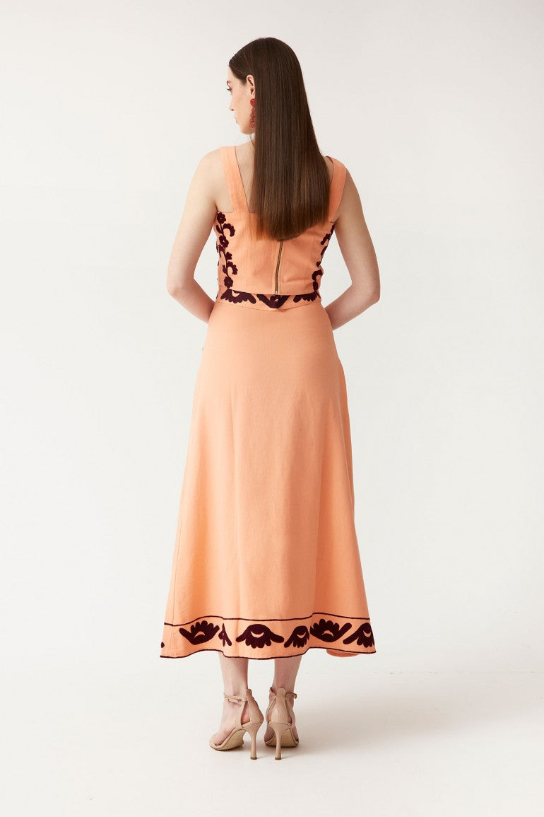 ALMA - CONJUNTO TOP Y FALDA