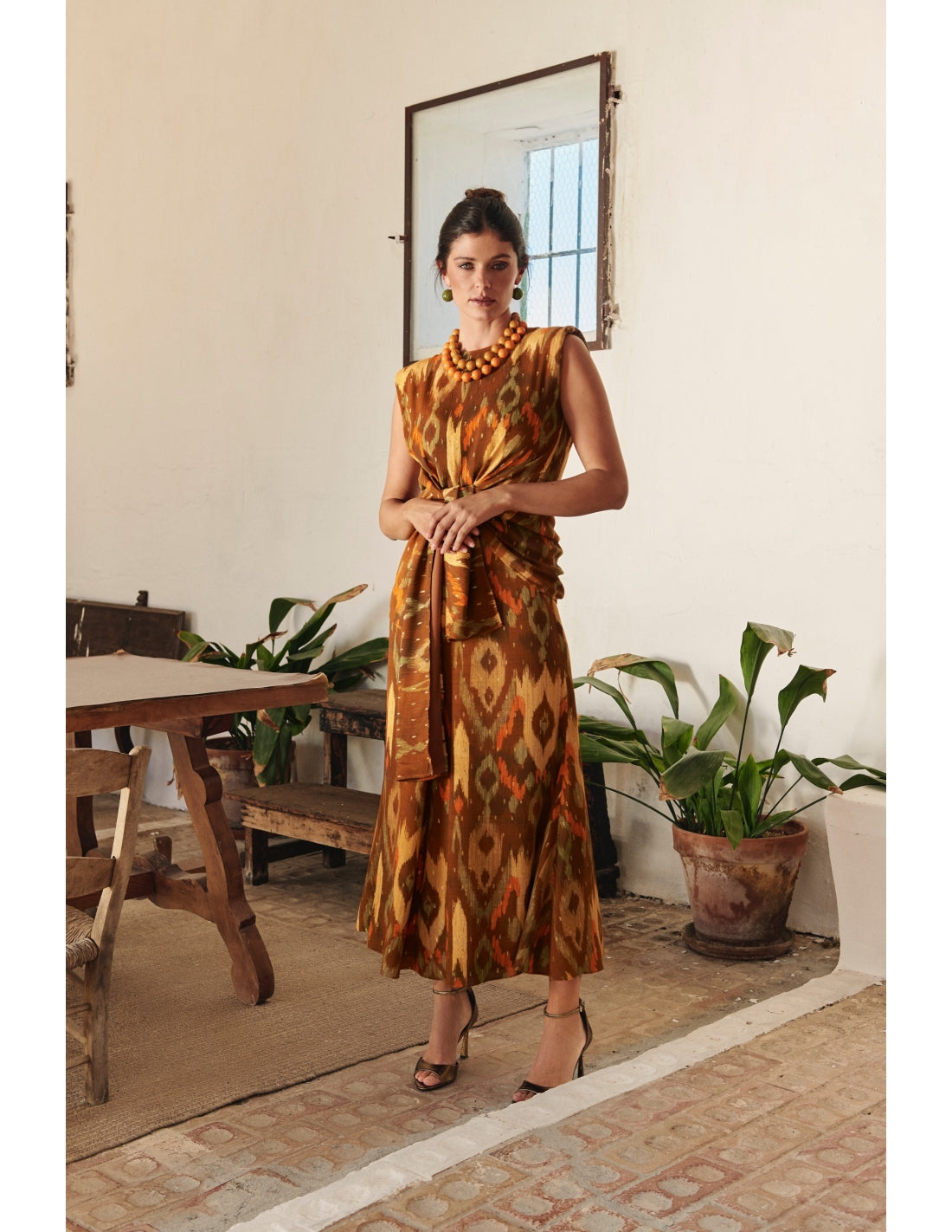 BENILDE - CONJUNTO TOP Y FALDA