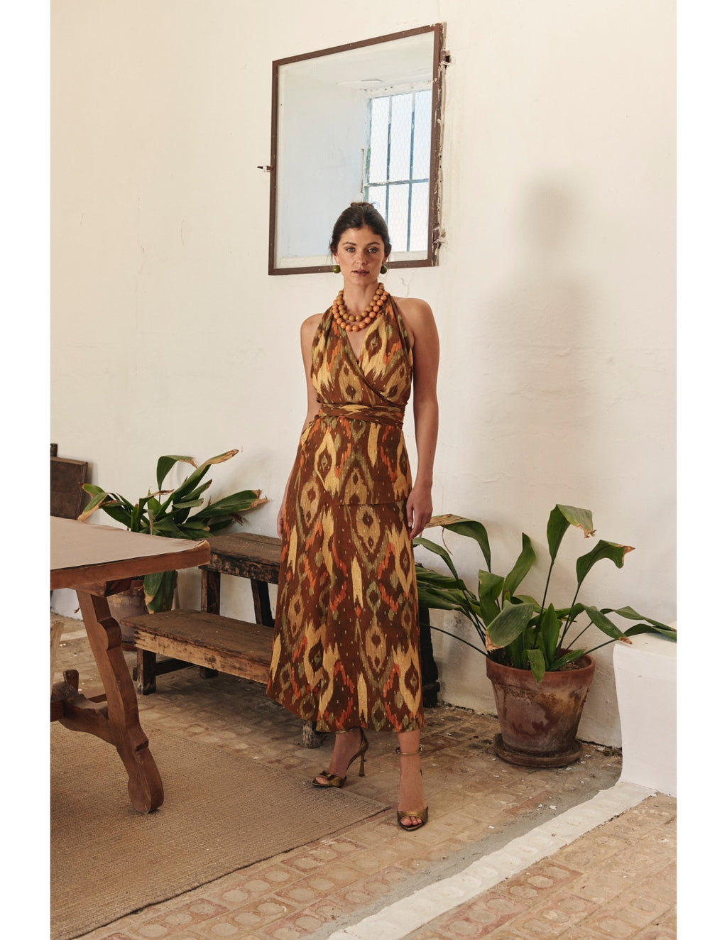 BENILDE - CONJUNTO TOP Y FALDA