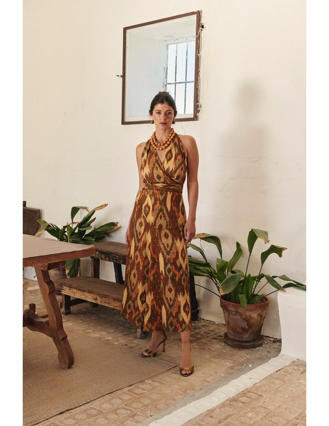 BENILDE - CONJUNTO TOP Y FALDA