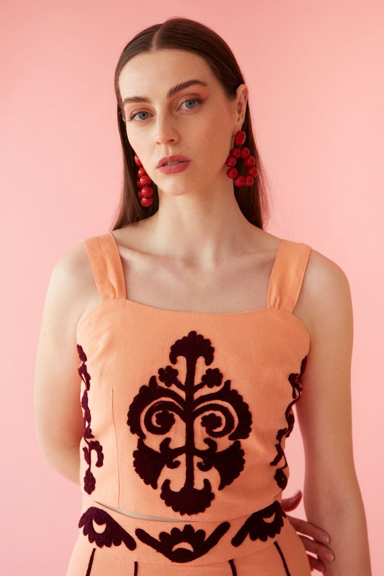 ALMA - CONJUNTO TOP Y FALDA