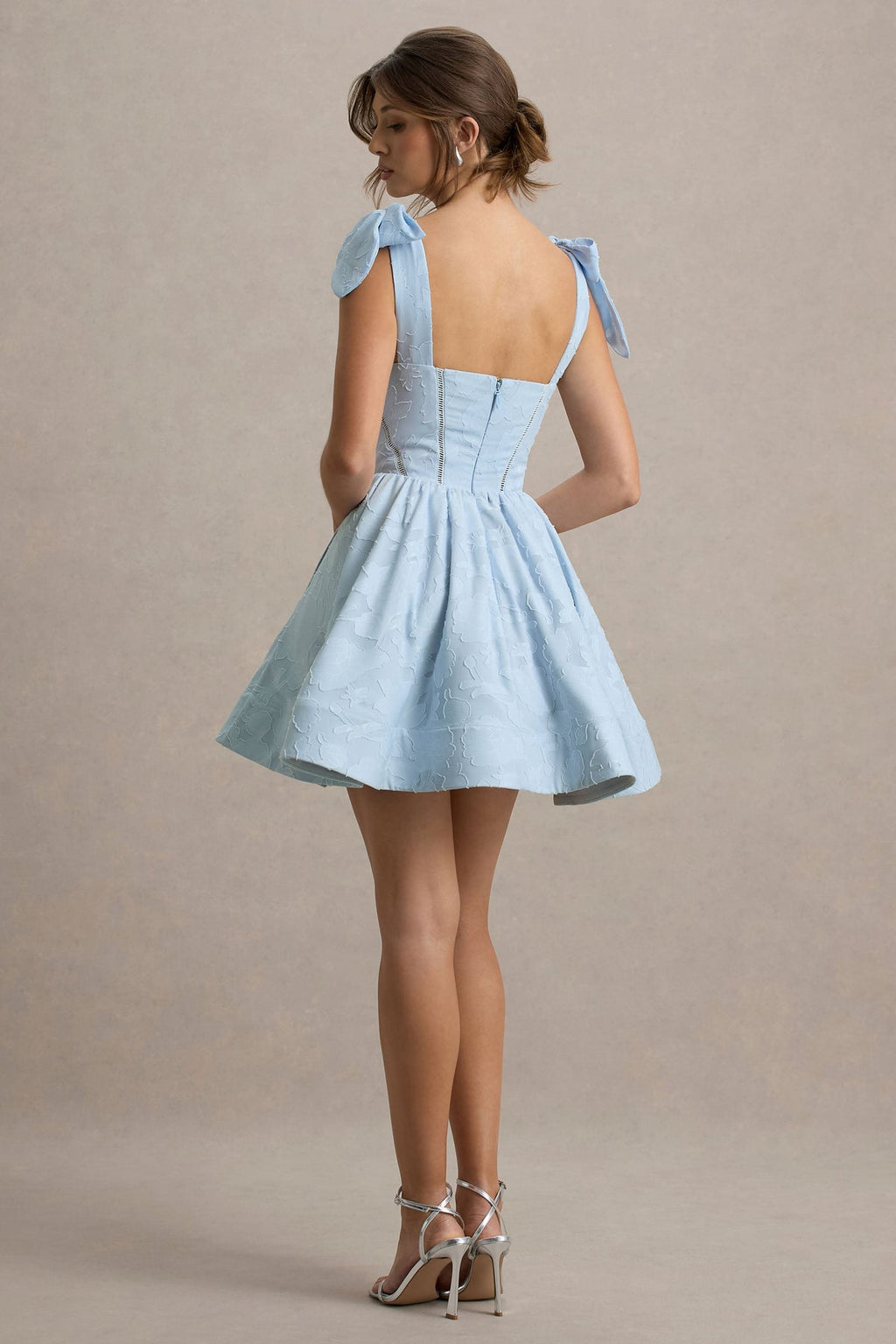 KIRA - VESTIDO LAZOS ESCOTE CUADRADO