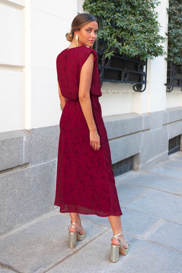 BRÍGIDA - VESTIDO MIDI SIN MANGAS