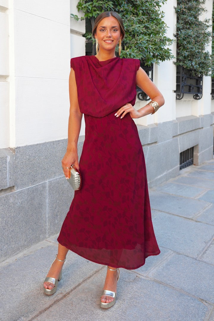 BRÍGIDA - VESTIDO MIDI SIN MANGAS