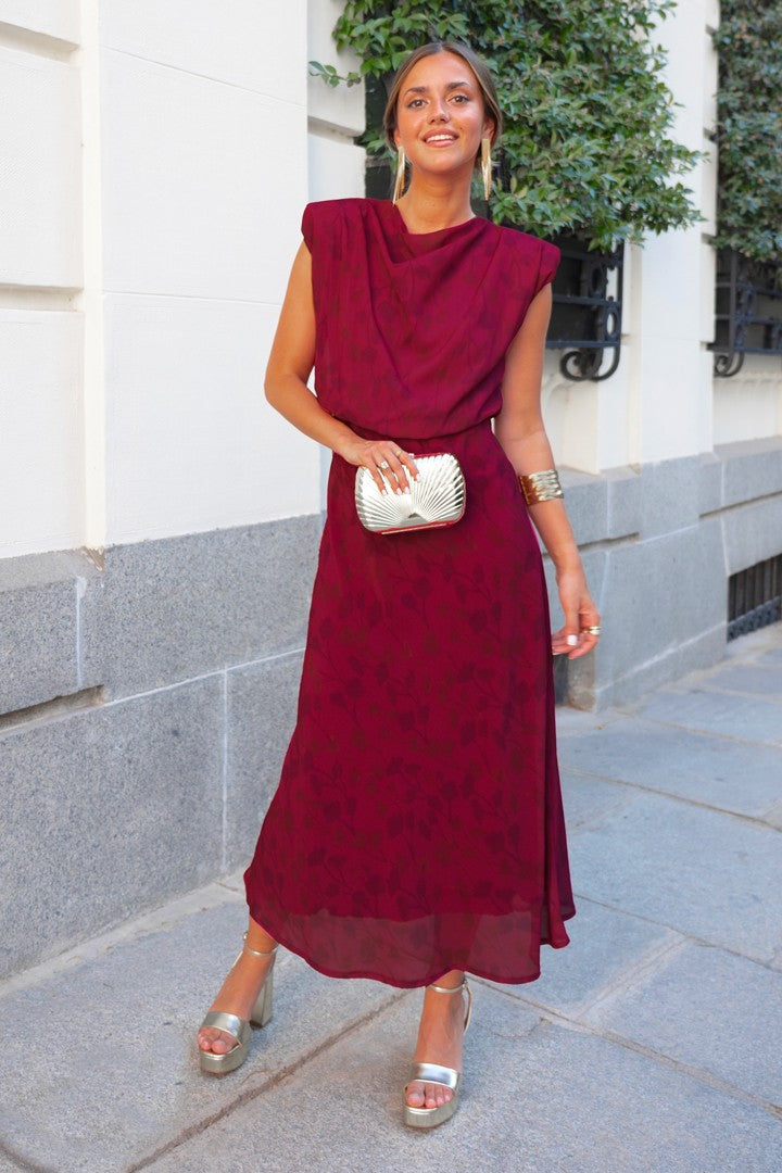 BRÍGIDA - VESTIDO MIDI SIN MANGAS