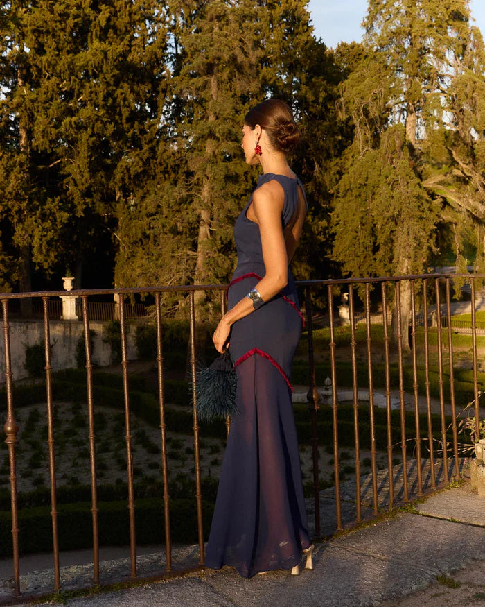 CONSUELO - VESTIDO SIN MANGAS AJUSTADO
