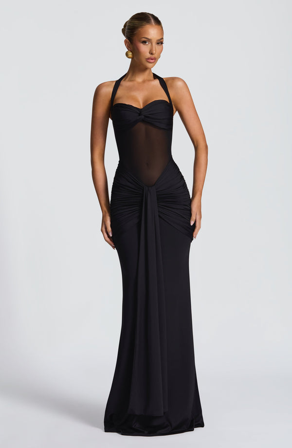 MARIAN - VESTIDO MAXI CON ESCOTE HALTER