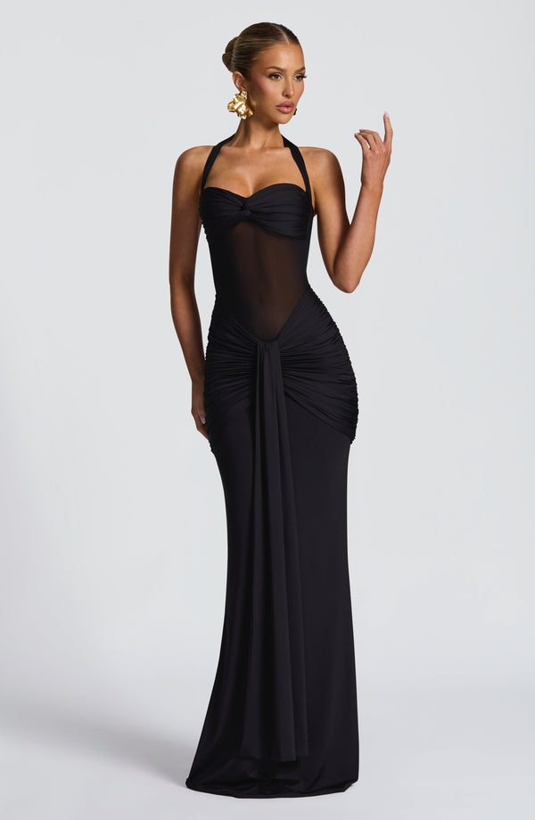 MARIAN - VESTIDO MAXI CON ESCOTE HALTER