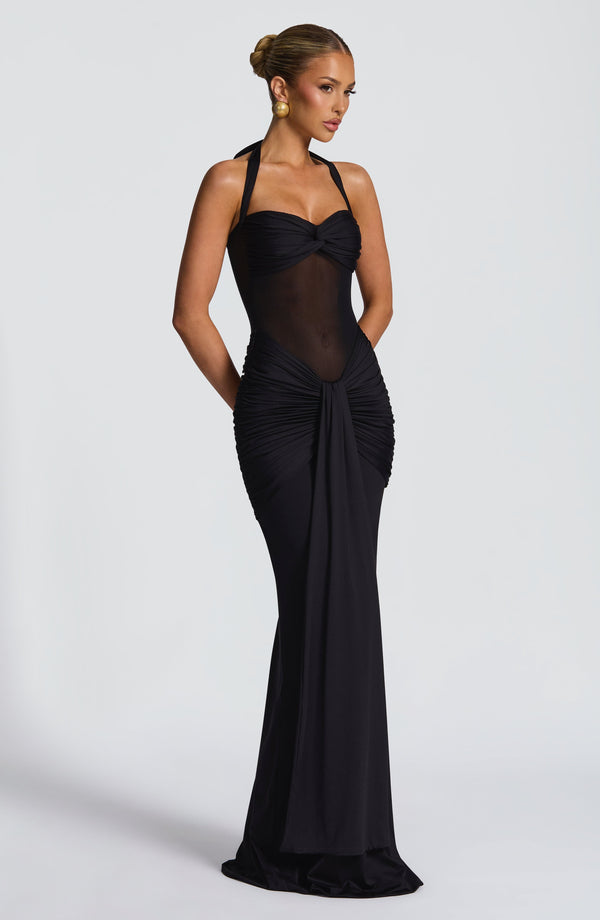 MARIAN - VESTIDO MAXI CON ESCOTE HALTER