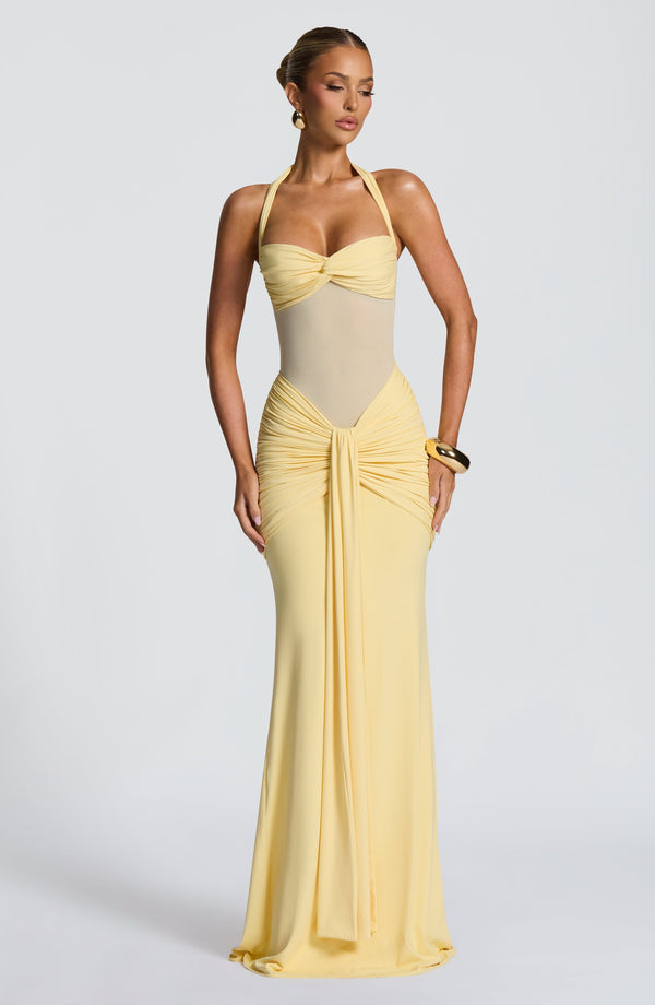 MARIAN - VESTIDO MAXI CON ESCOTE HALTER