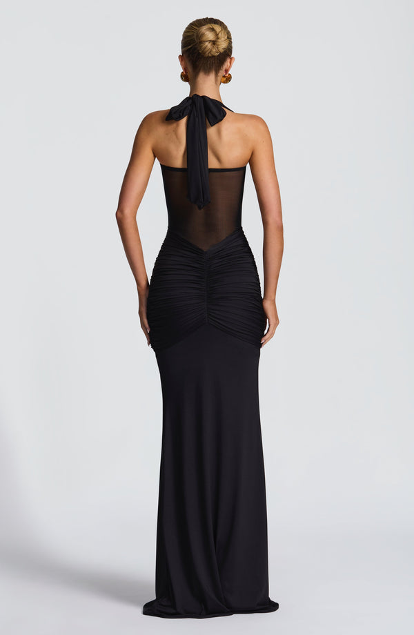 MARIAN - VESTIDO MAXI CON ESCOTE HALTER