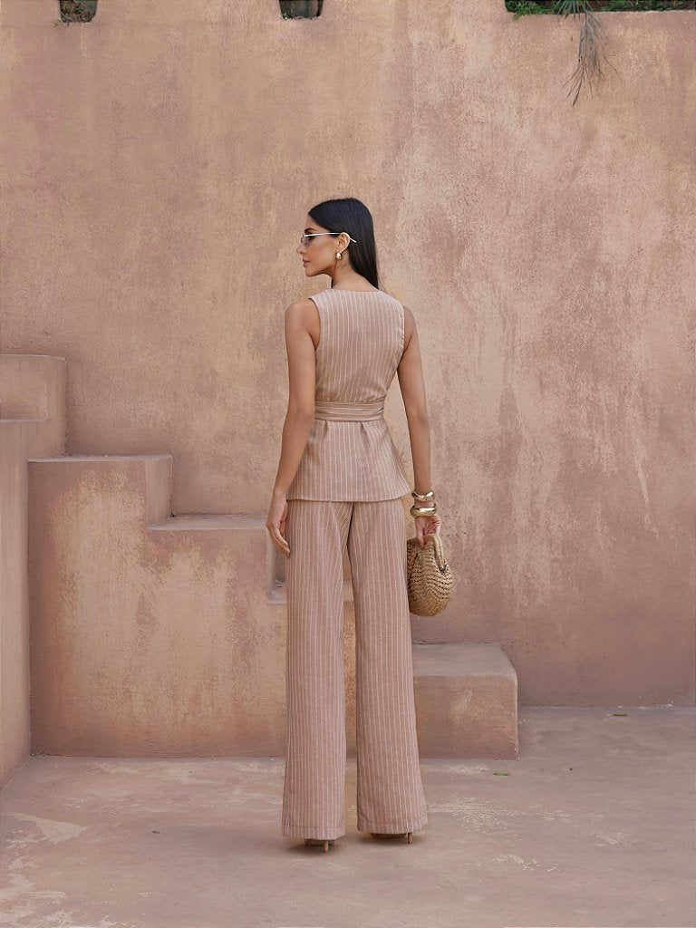 DELFINA - CONJUNTO CHALECO Y PANTALÓN