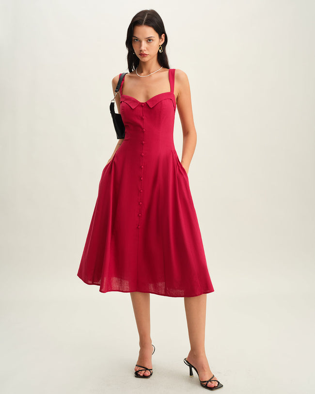 LARA - VESTIDO ALGODÓN ESCOTE CORAZÓN